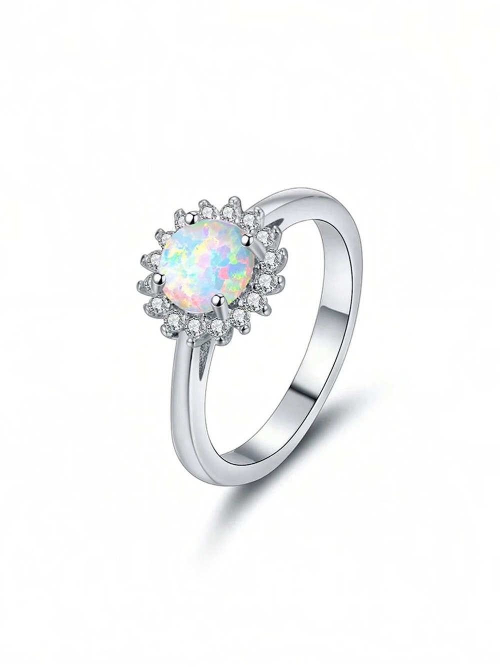 Opal Halo Ring - NWT